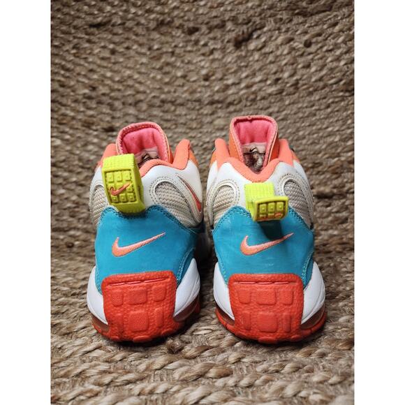 Mens Nike Air NFL Miami Dolphins Speed Turf 525225-102 Aqua Orange Men's 8.5 - Picture 8 of 12